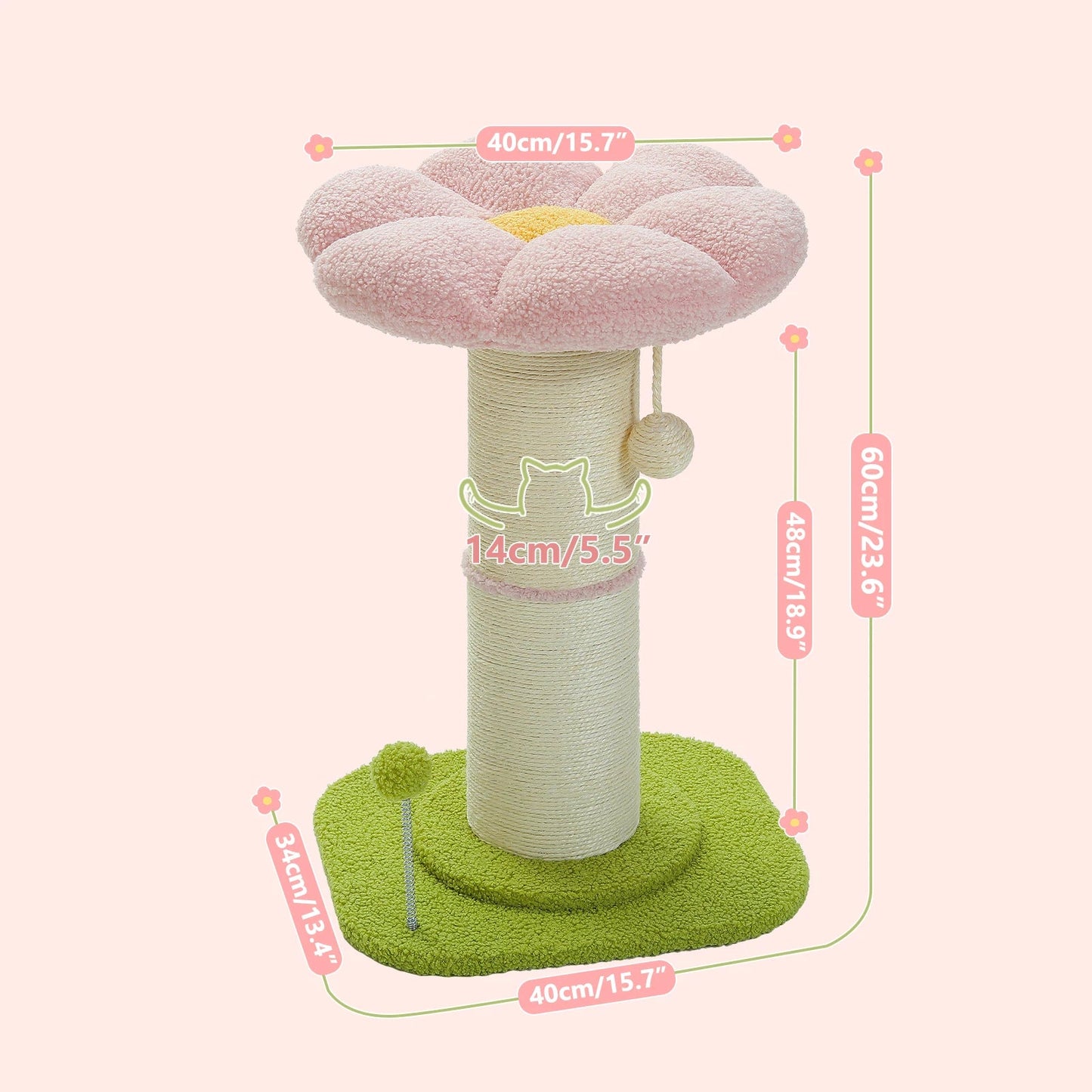 Rose Bud Scratching Post
