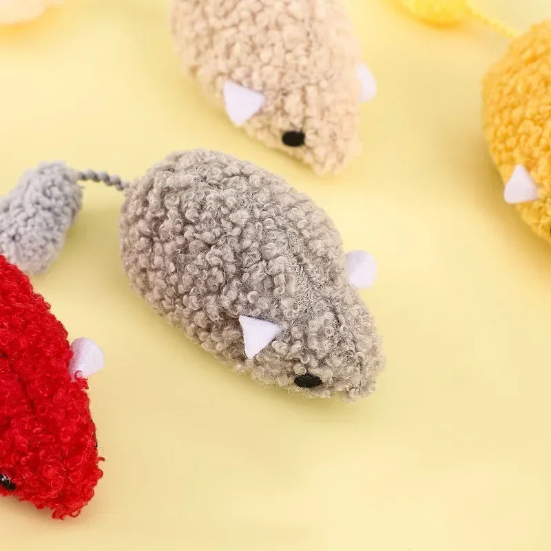 Plush Mouse Cat Toy