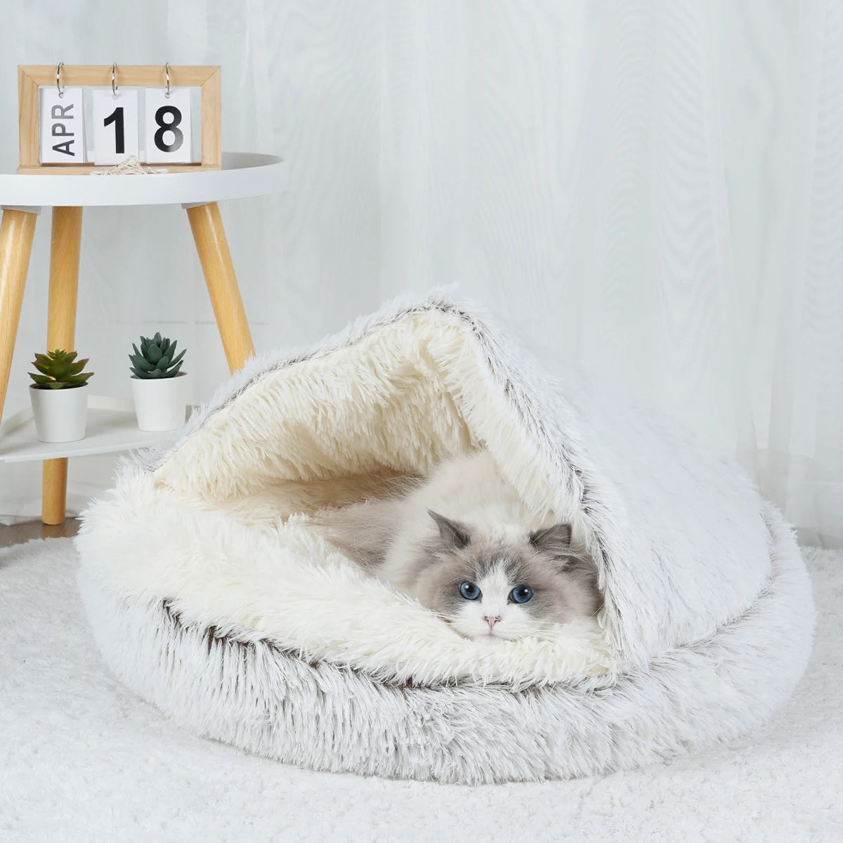 Cuddle Nest Pillow Cat Bed
