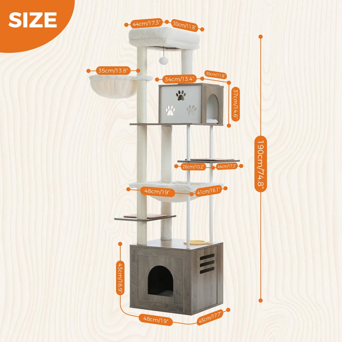 Purr Palace Multi Level Cat Tower