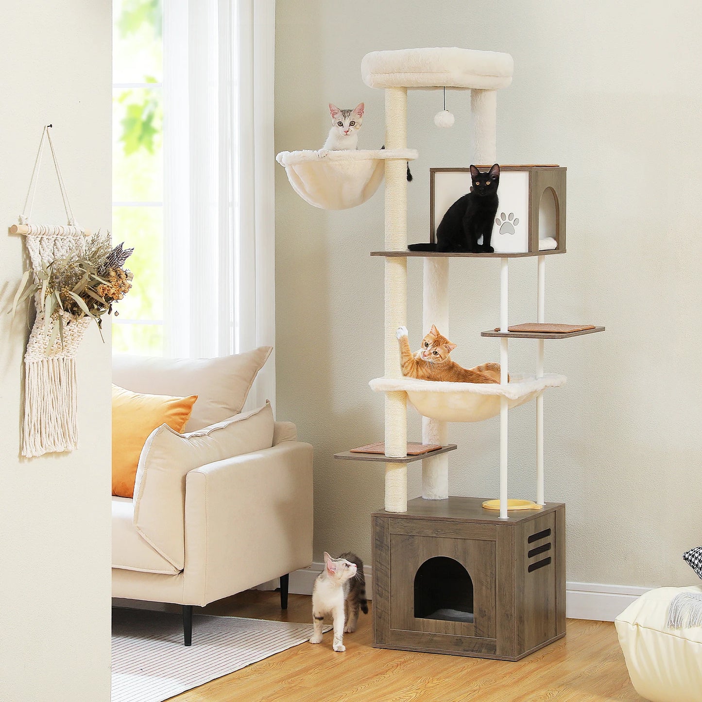 Purr Palace Multi Level Cat Tower