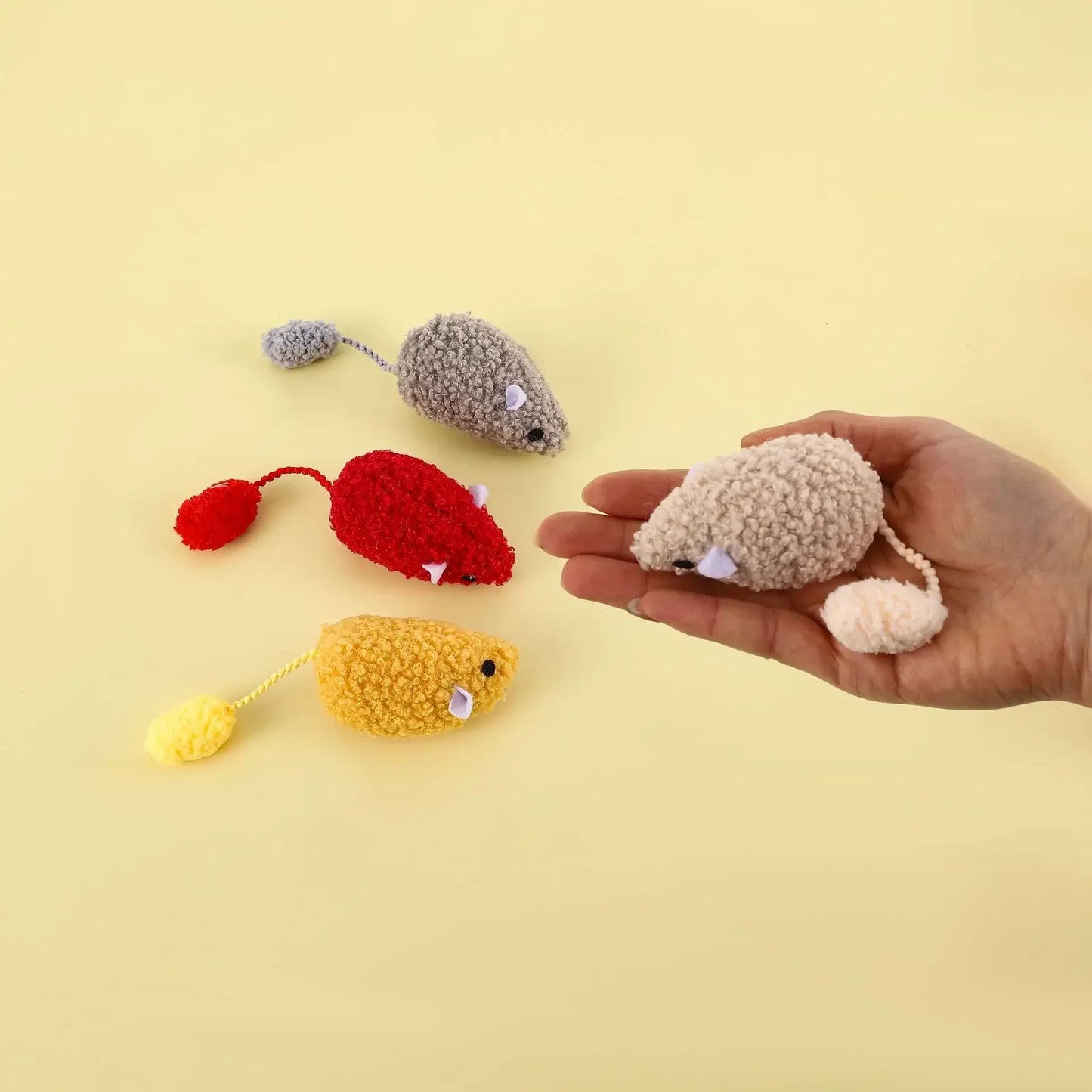 Plush Mouse Cat Toy