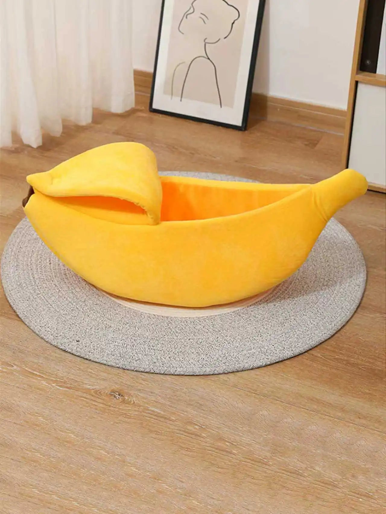 Banana Cat Bed