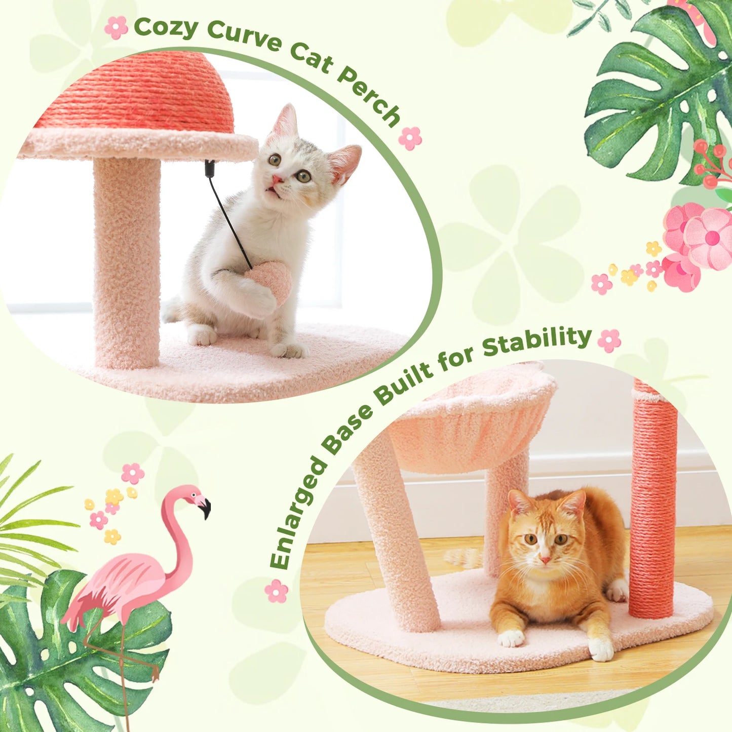 Flamingo Cat Scratching Post
