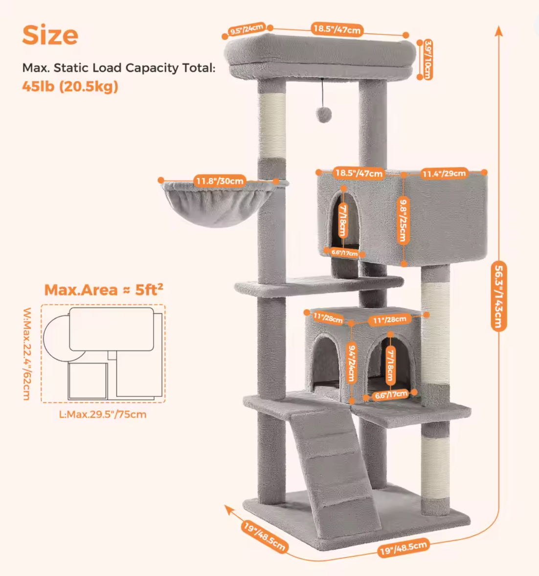 Whisker Wonder Multi-Level Cat Tree