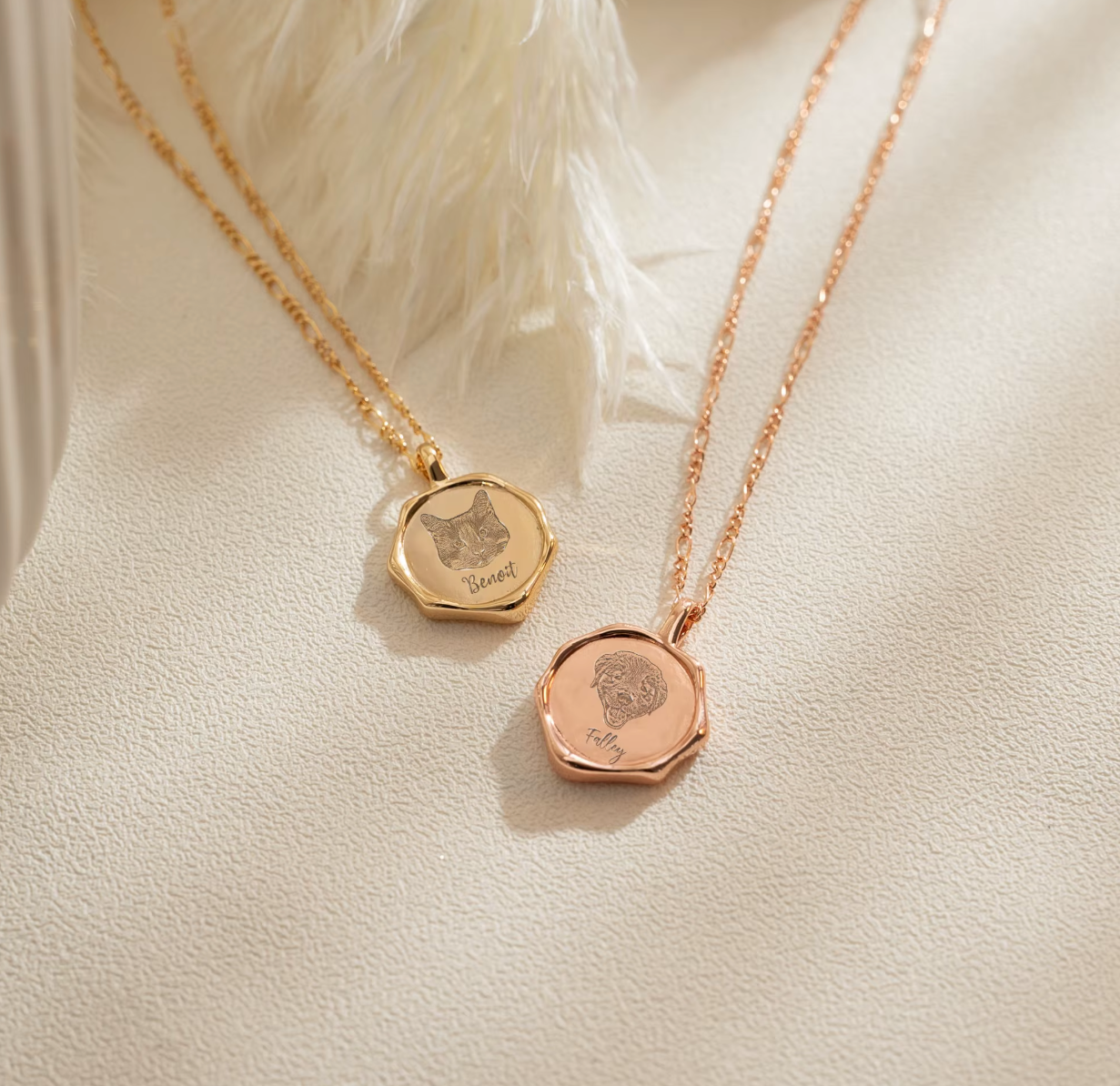 Personalized Luxe Pet Face Necklace