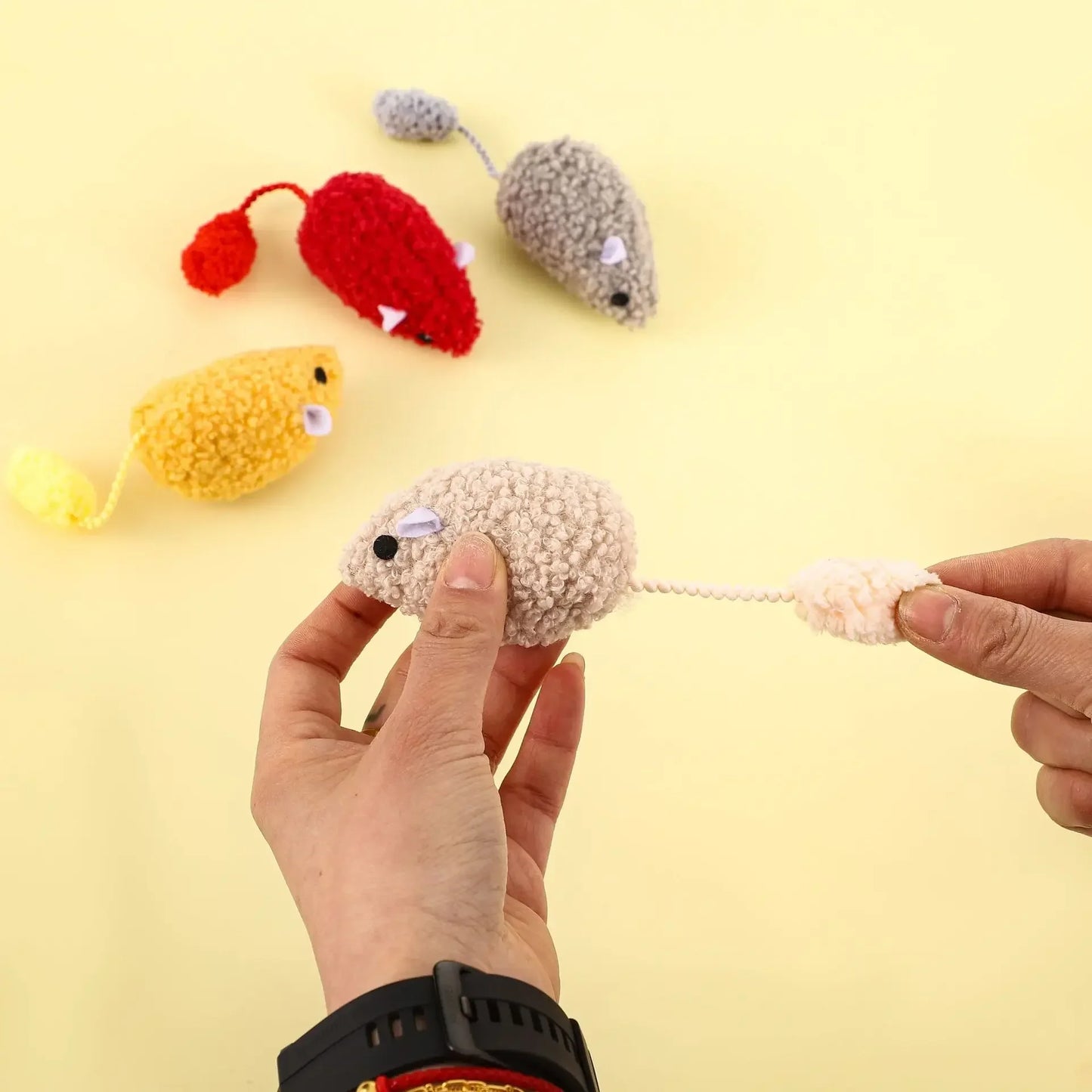 Plush Mouse Cat Toy