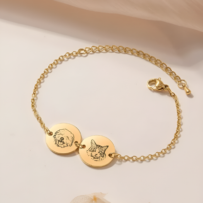 Personalized Pet Face Bracelet