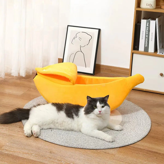 Banana Cat Bed