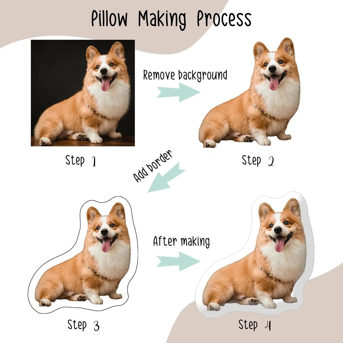 Personalized Cutout Pet Body Pillow