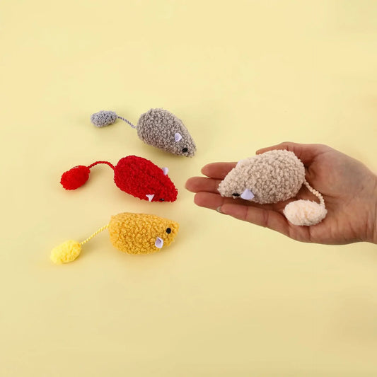 Plush Mouse Cat Toy