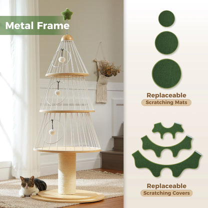 Meow Tree Holiday Cat Tower