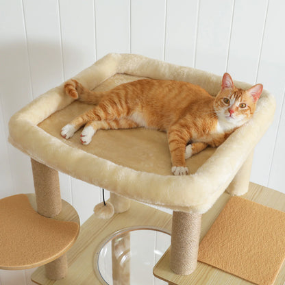 Multi-Level Large Cat Tree with Scratching Posts