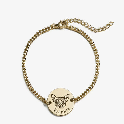 Personalized Pet Face Bracelet
