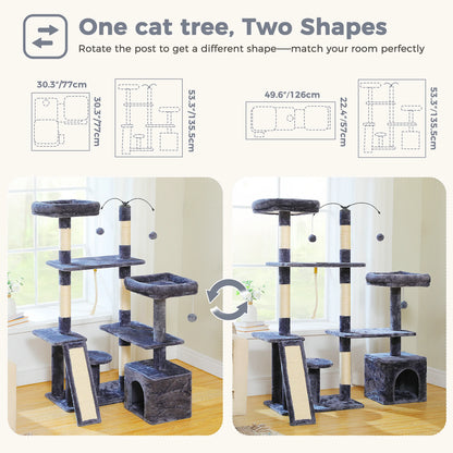 Climb Paws Multi-Level Cat Tree
