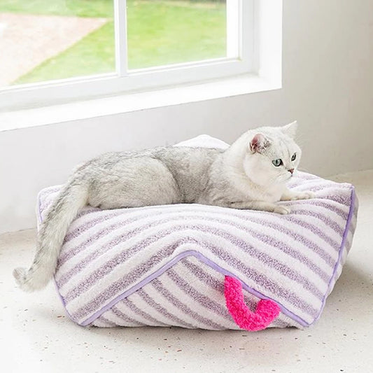 Cloud Puff Cat Bed